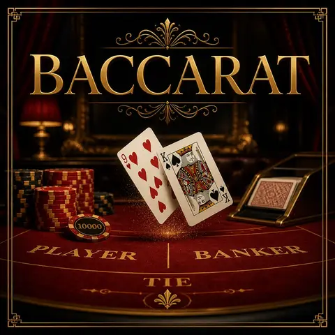 Live Baccarat table